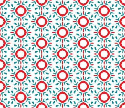 Abstract seamless ornament pattern. Vector illustration. Stock Illustration