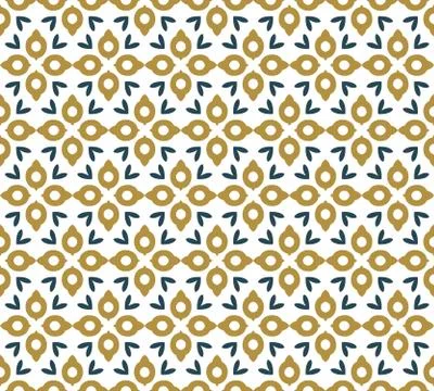 Abstract seamless ornament pattern. Vector illustration. Illustrazione stock