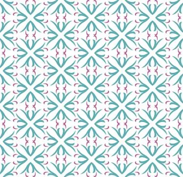 Abstract seamless ornament pattern. Vector illustration. Illustration