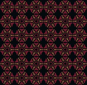 Abstract seamless ornament pattern. Vector illustration. Stock Illustration