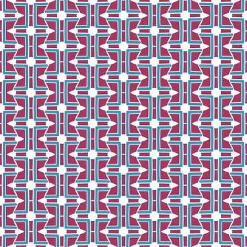 Abstract seamless ornament pattern. Vector illustration. Stock Illustration