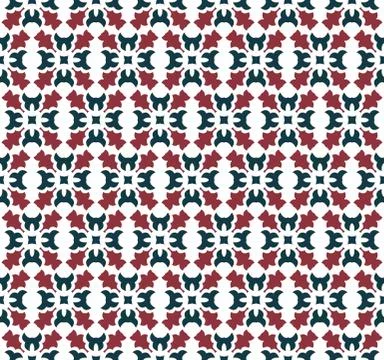 Abstract seamless ornament pattern. Vector illustration. Stock Illustration