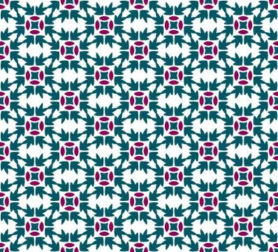 Abstract seamless ornament pattern. Vector illustration. Stock Illustration