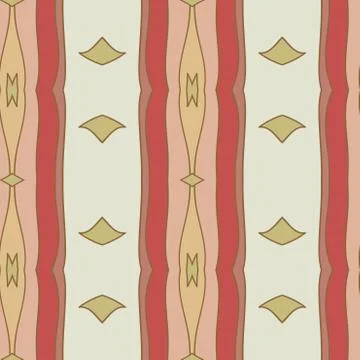 Abstract seamless ornament pattern.kaleidoscope effect. Stock Illustration