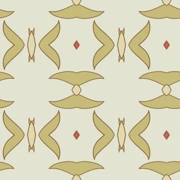Abstract seamless ornament pattern.kaleidoscope effect. Illustrazione stock