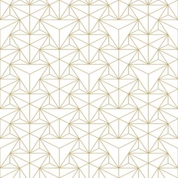 Abstract seamless ornamental pattern - geometric design. Vector minimalistic Illustrazione stock