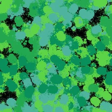 Abstract seamless paint spots markers pattern for wrapping paper and fabrics Stock Illustration