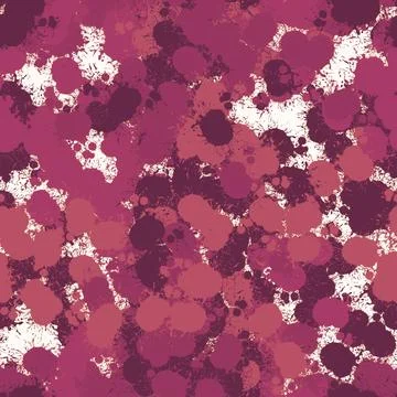 Abstract seamless paint spots markers pattern for wrapping paper and fabrics Stock Illustration