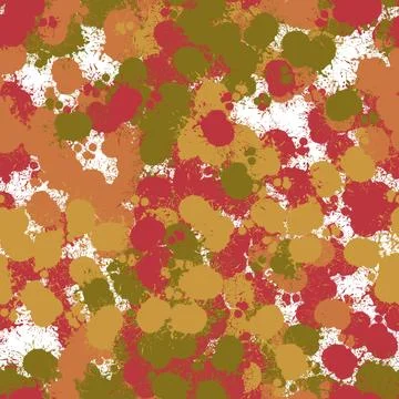 Abstract seamless paint spots markers pattern for wrapping paper and fabrics Stock Illustration