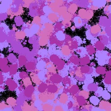 Abstract seamless paint spots markers pattern for wrapping paper and fabrics Stock Illustration