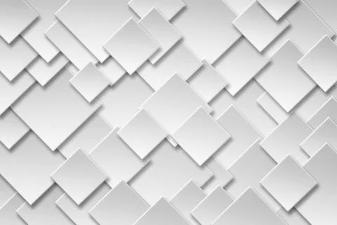 Abstract Seamless Paper rectangular banner with drop shadows Background. Illustrazione stock