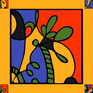 Abstract seamless pattern 1 Illustrazione stock