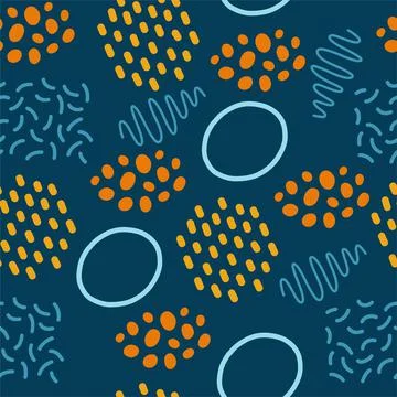 Abstract seamless pattern and art geometric vector Stock Illustration