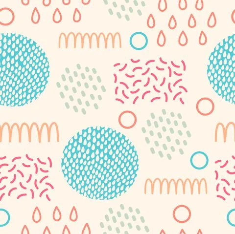 Abstract seamless pattern and art geometric vector Stock Illustration