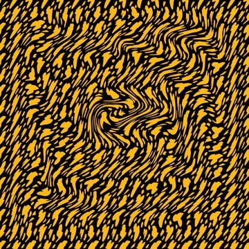 Abstract Seamless pattern and background in trend Orange tones.Textile fabric Stock Photos