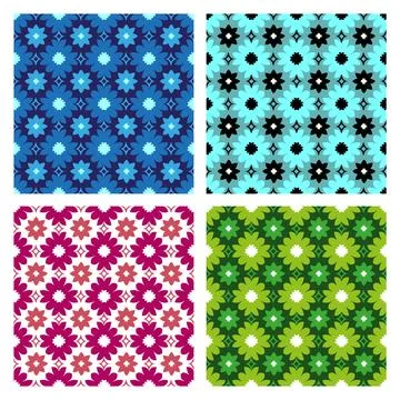 Abstract seamless pattern in Arabian style. Stock Illustration