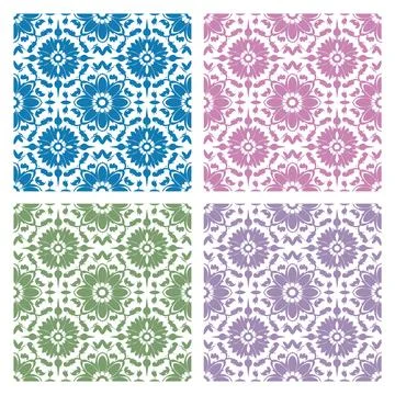 Abstract seamless pattern in Arabian style. Stock Illustration