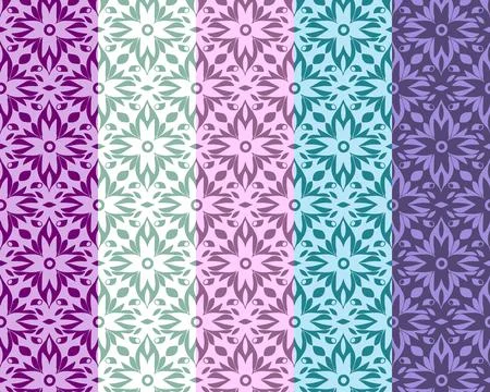 Abstract seamless pattern in Arabian style. Stock Illustration