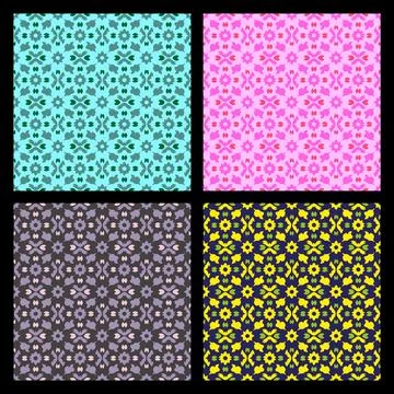 Abstract seamless pattern in Arabian style. Stock Illustration