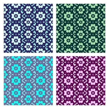 Abstract seamless pattern in Arabian style. Stock Illustration