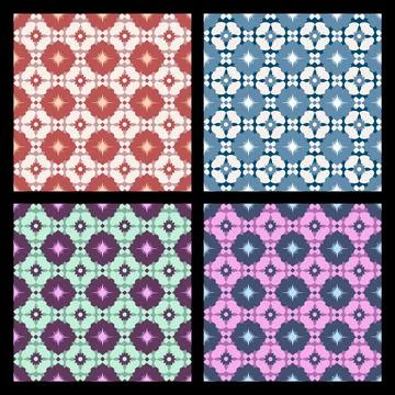 Abstract seamless pattern in Arabian style. Stock Illustration