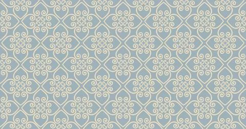 Abstract seamless pattern. Arabic line ornament with geometric shapes. Stock Illustration