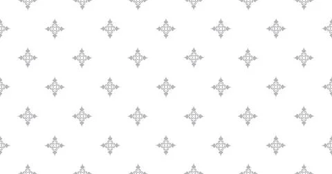 Abstract seamless pattern. Arabic line ornament with geometric shapes. Stock Illustration
