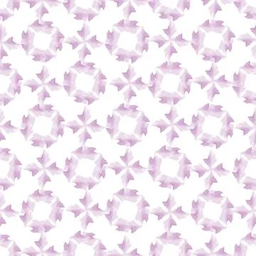 Abstract seamless pattern. Arabic line ornament with geometric shapes. Stock Illustration