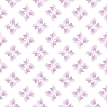 Abstract seamless pattern. Arabic line ornament with geometric shapes. Stock Illustration