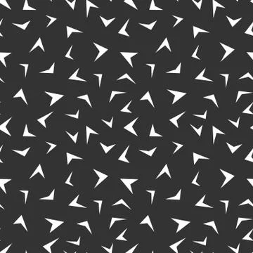 Abstract seamless pattern of arrows. Stock Illustration