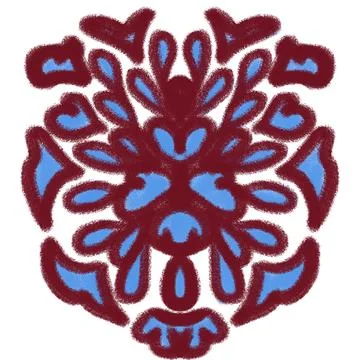 Abstract seamless pattern, authenticity, identification, genetic code, floral, w Ilustración de archivo