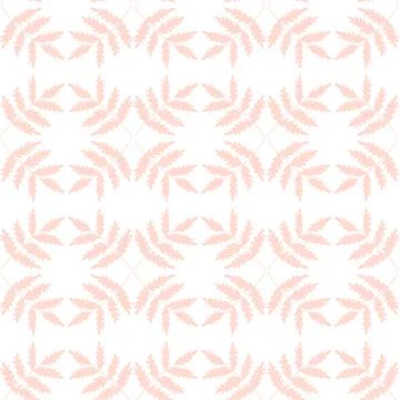 Abstract seamless pattern with autumn leaves. Design for fabric, textile, wra Stock Illustration