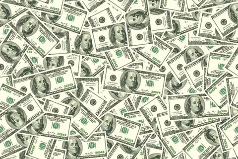 Abstract seamless pattern background. Background of dollars Stock Photos