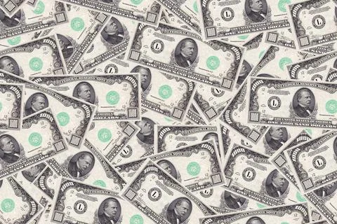 Abstract seamless pattern background. Background of thousand dollars Stock Photos