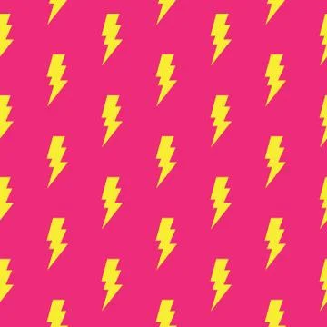 Abstract Seamless Pattern Background with bolt. Vector Illustration Stock Illustration