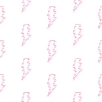 Abstract Seamless Pattern Background with bolt.  Illustration Stock Illustration