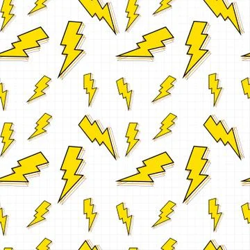 Abstract Seamless Pattern Background with bolt.  Illustration Stock Illustration