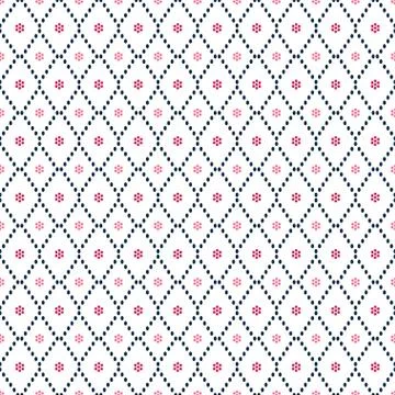 Abstract Seamless pattern background with dots design Stock Illustration