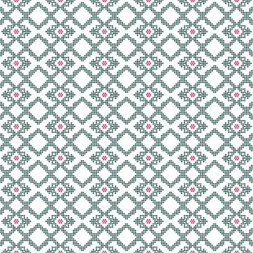 Abstract Seamless pattern background with dots design Stock Illustration
