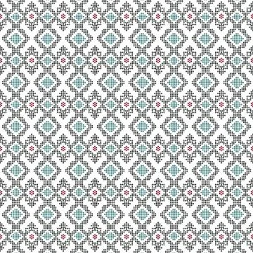 Abstract Seamless pattern background with dots design Stock Illustration