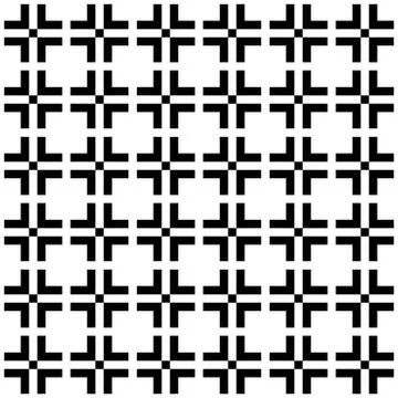 Abstract seamless pattern background. Maze of black geometric design elements 库存插图