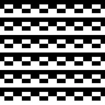 Abstract seamless pattern background. Maze of black geometric design elements Illustrazione stock