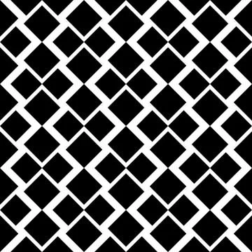 Abstract seamless pattern background. Maze of black geometric design elements イラスト素材