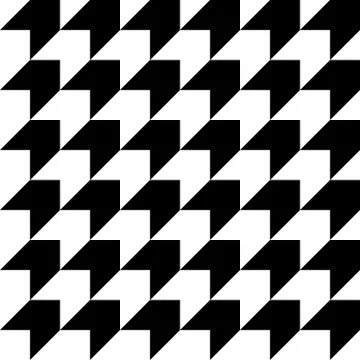 Abstract seamless pattern background. Maze of black geometric design elements Stock Illustration