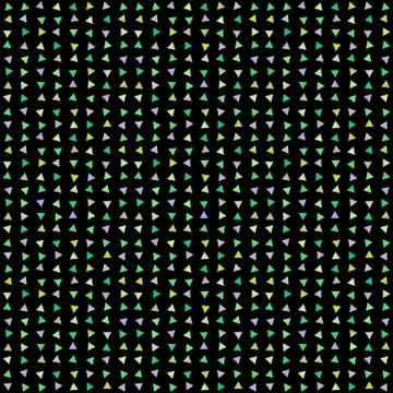 Abstract seamless pattern background with multi-colored varied triangles. Stock Illustration