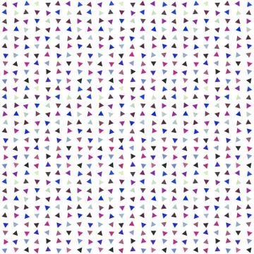 Abstract seamless pattern background with multi-colored varied triangles. Stock Illustration