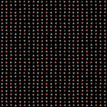 Abstract seamless pattern background with multi-colored varied triangles. Stock Illustration