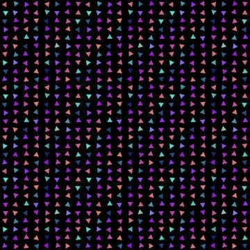 Abstract seamless pattern background with multi-colored varied triangles. Stock Illustration