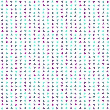 Abstract seamless pattern background with multi-colored varied triangles. Stock Illustration
