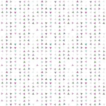 Abstract seamless pattern background with multi-colored varied triangles. Stock Illustration